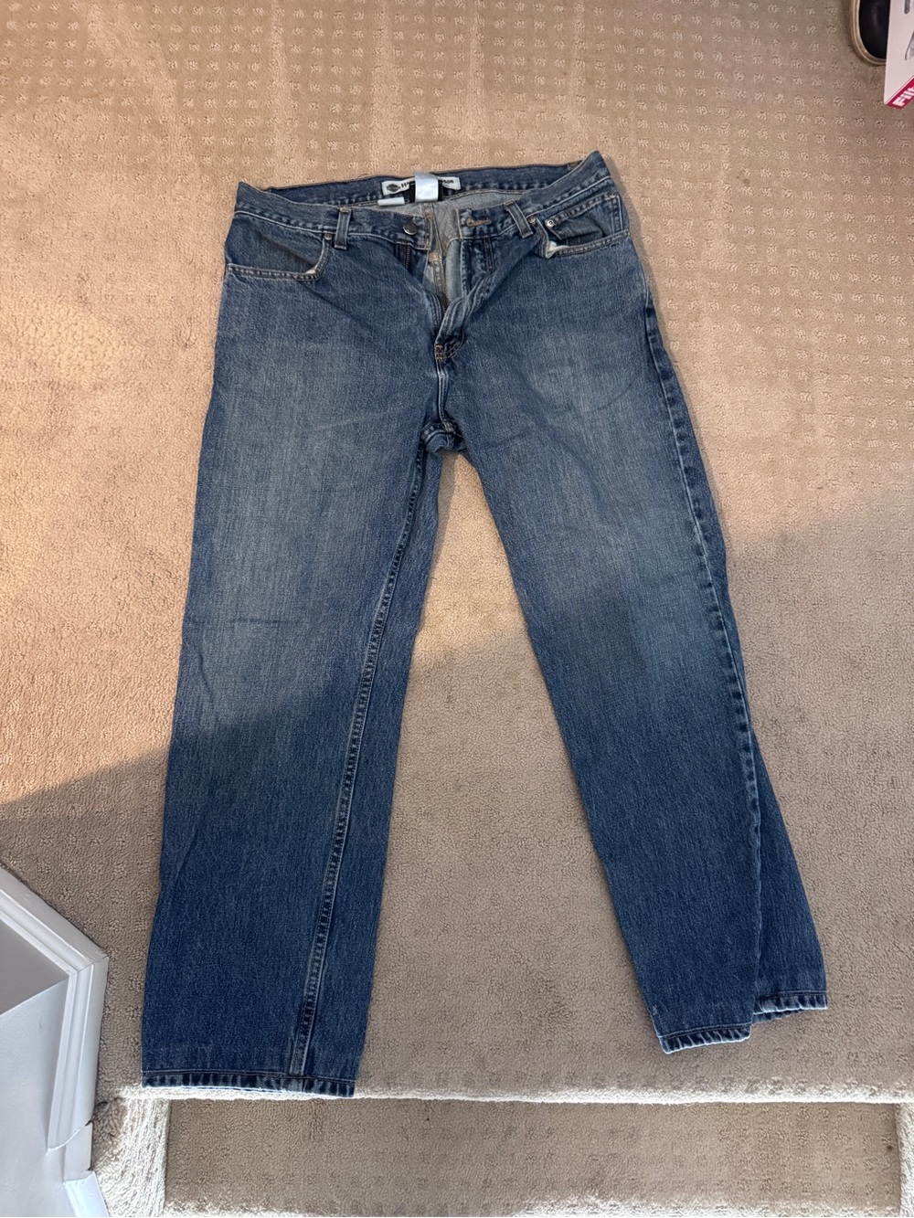 Harley-Davidson Dark Blue Straight-Leg Men's Jeans